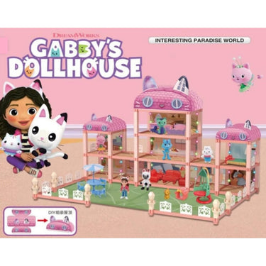 178Pcs DIY Gabby's Paradise World Dollhouse